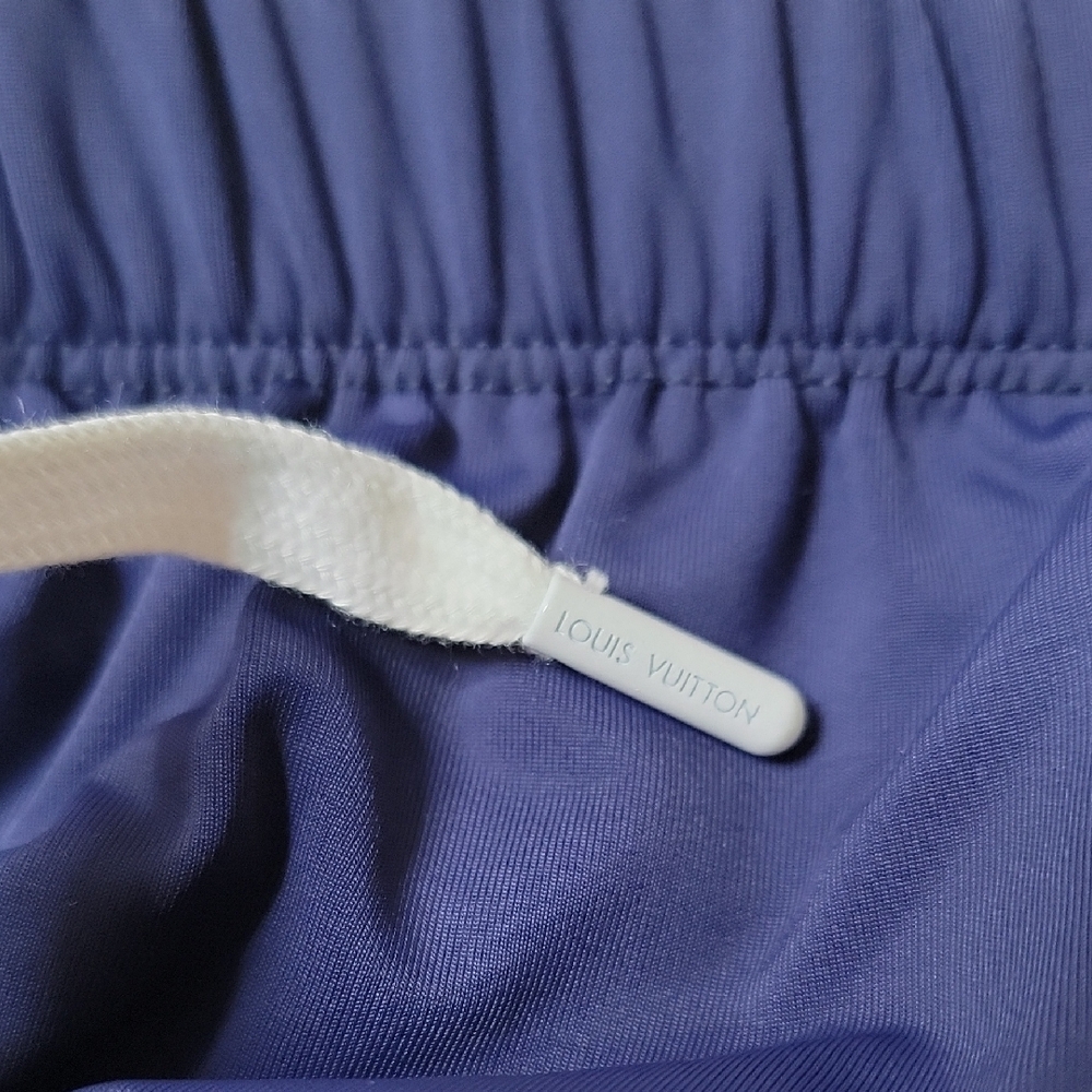 Louis Vuitton Signature Navy and White Logo Swim Briefs - Picture 5 of 5